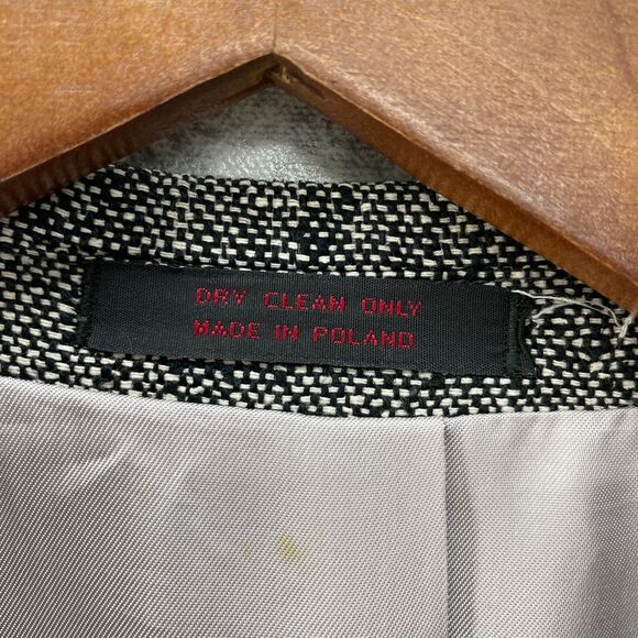 Vintage Courtenay Tweed Style Mens Blazer XL 80s 90s Mens Blazer Wool Blend VTG - Picture 9 of 16